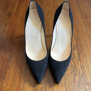 Christian Louboutin Kate suede pump.